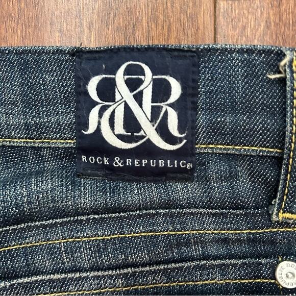 Rock & Republic Women’s Low Rise Jeans with a Bit of Flare, Y2K Style, Size 26 - Picture 13 of 16